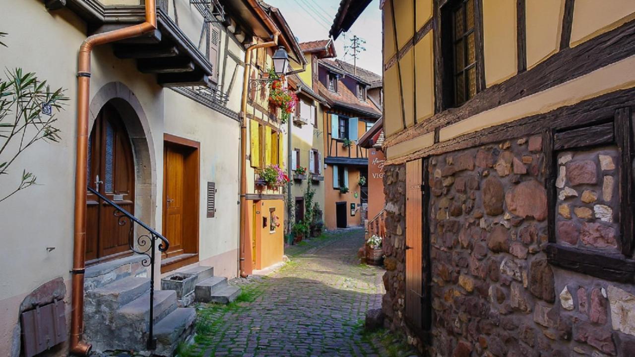 Ferienwohnung La Legende Des 2 Pierres Eguisheim Exterior foto